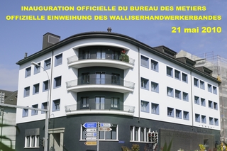 Einweihung der renovierten Räumlichkeiten des Bureau des Métiers 2010